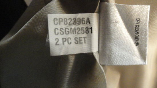 Calvin Klein 70's Beige 2pc Dress Set Size 6P SKU 000195-4