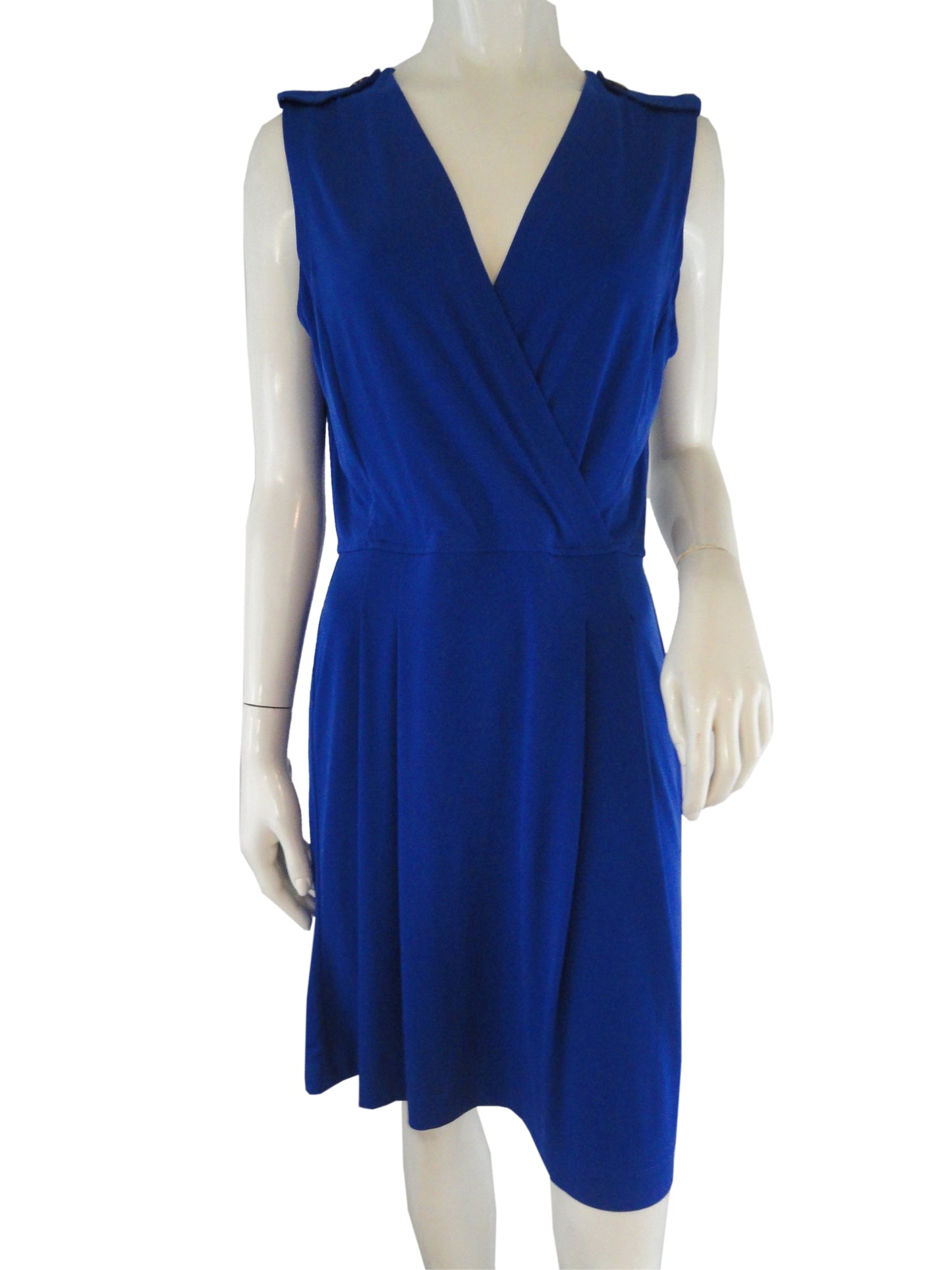 banana republic royal blue dress Banana Republic Royal Blue Tie Sleeve Shift Dress 0 Lovely