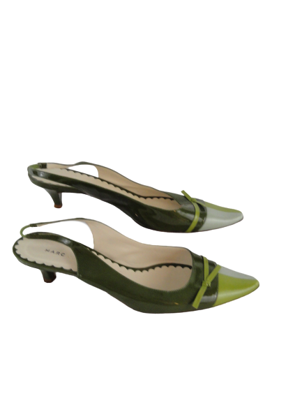 SOLD Marc Jacobs Shoes Green Leather 10M (SKU 000279-1)