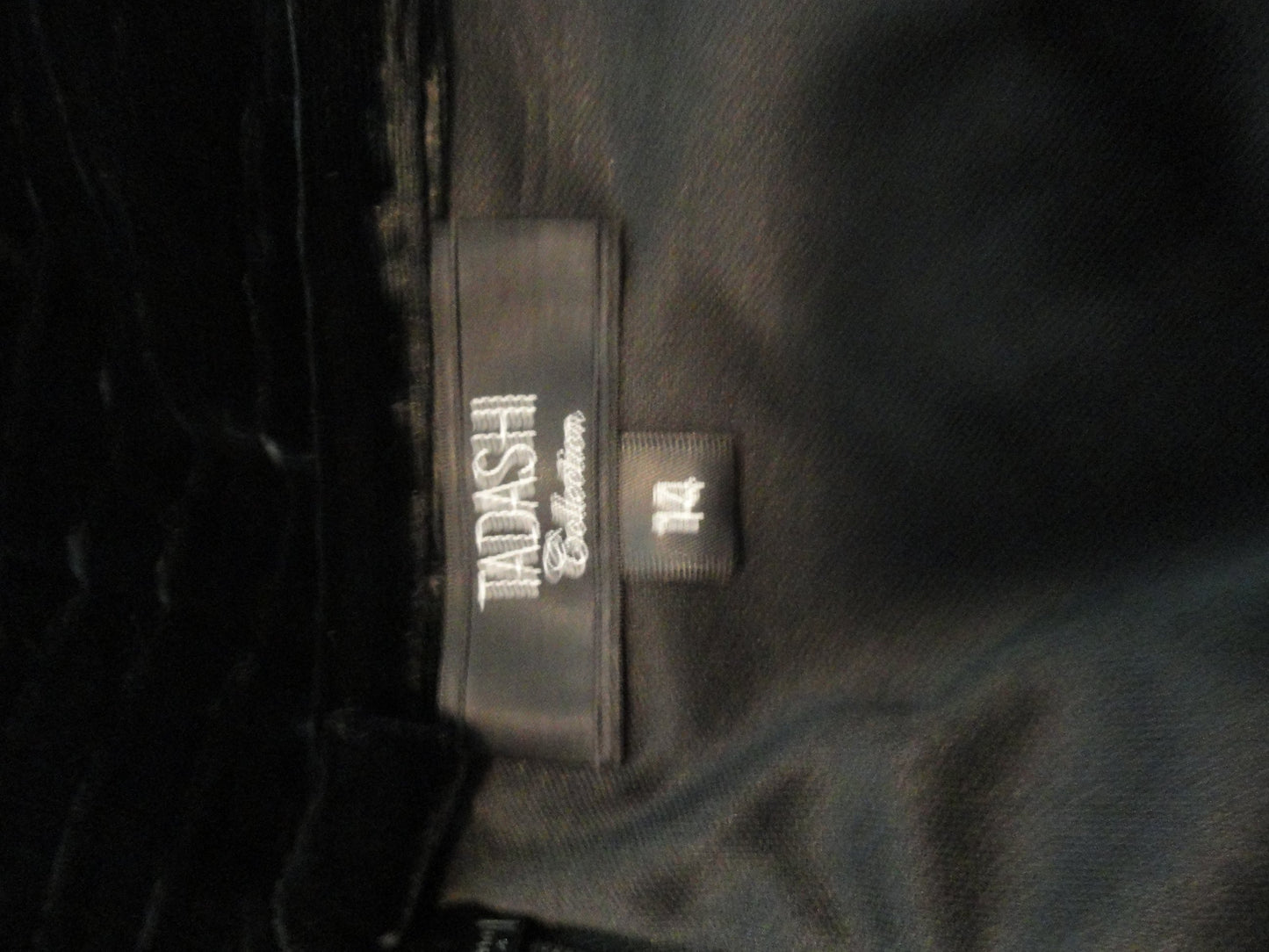 Tadashi Collection Black Skirt Size 14 with Blazer Size 8 Set SKU 000082