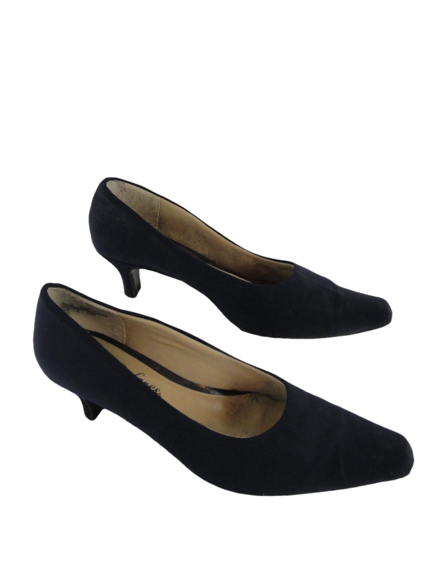 Load image into Gallery viewer, Fanfares Shoes Leather Navy 9  SKU 000279-9
