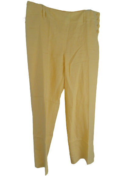 Ann Taylor Loft Pants Yellow Sz 6 SKU 000229