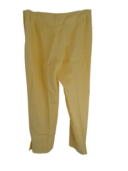 Ann Taylor Loft Pants Yellow Sz 6 SKU 000229