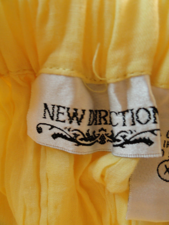 New Direction 90's Maxi Skirt Yellow Size XL SKU 000095