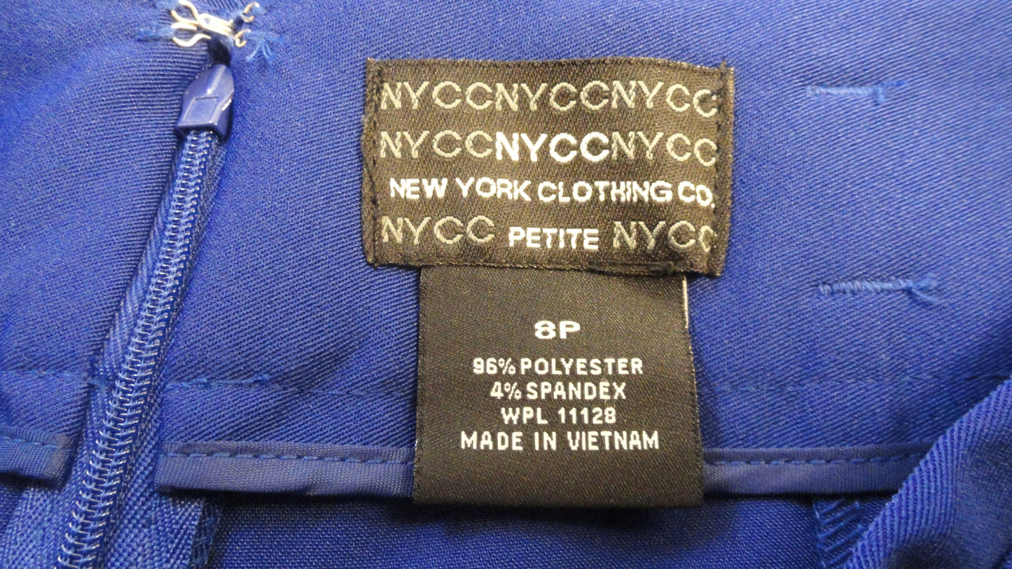 NYCC Skirt Royal Blue Size 8P SKU 000181-12