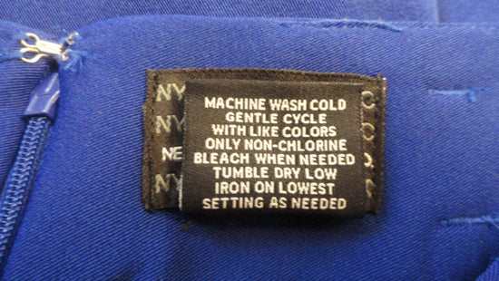 NYCC Skirt Royal Blue Size 8P SKU 000181-12