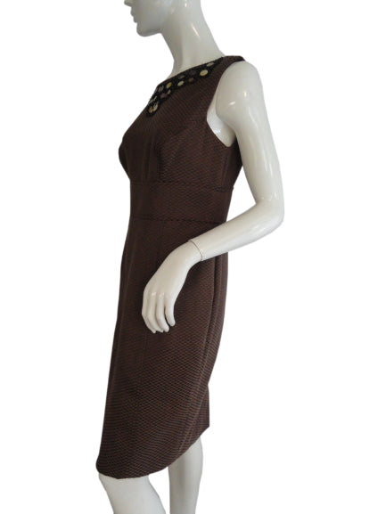 Jones New York Brown Dress Size 8 SKU 000201