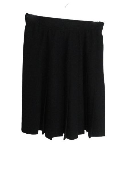 Ann Taylor Above Knee Length Black Professional Skirt Size S SKU 000202