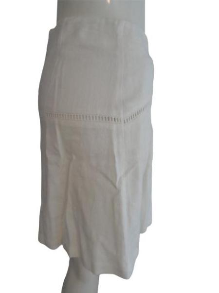 Load image into Gallery viewer, Ann Taylor Loft Cream Skirt Size 4P SKU 000132
