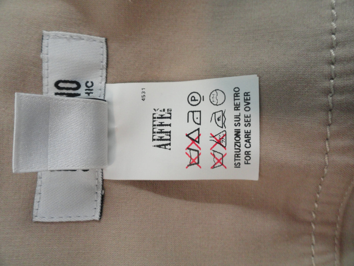 Moschino Beige Skirt Size 4 SKU 000184
