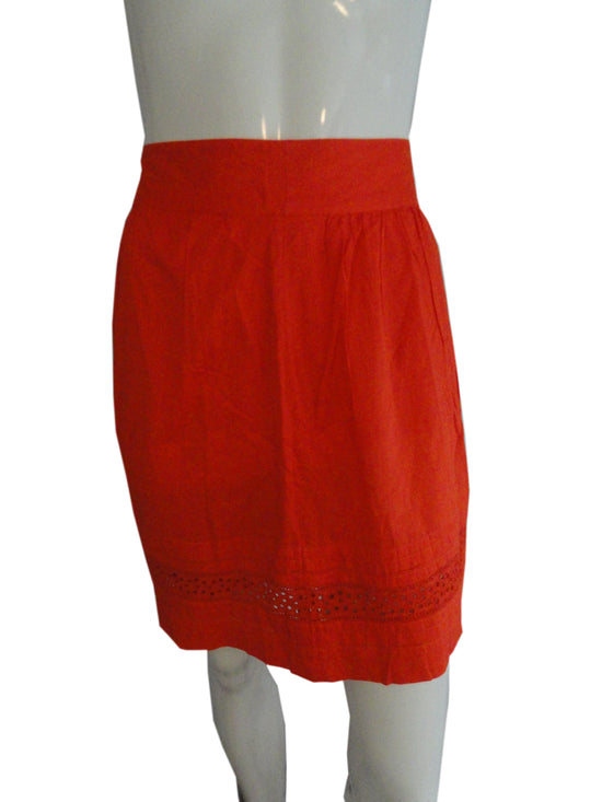 Ann Taylor Loft Orange Skirt   SKU 000233
