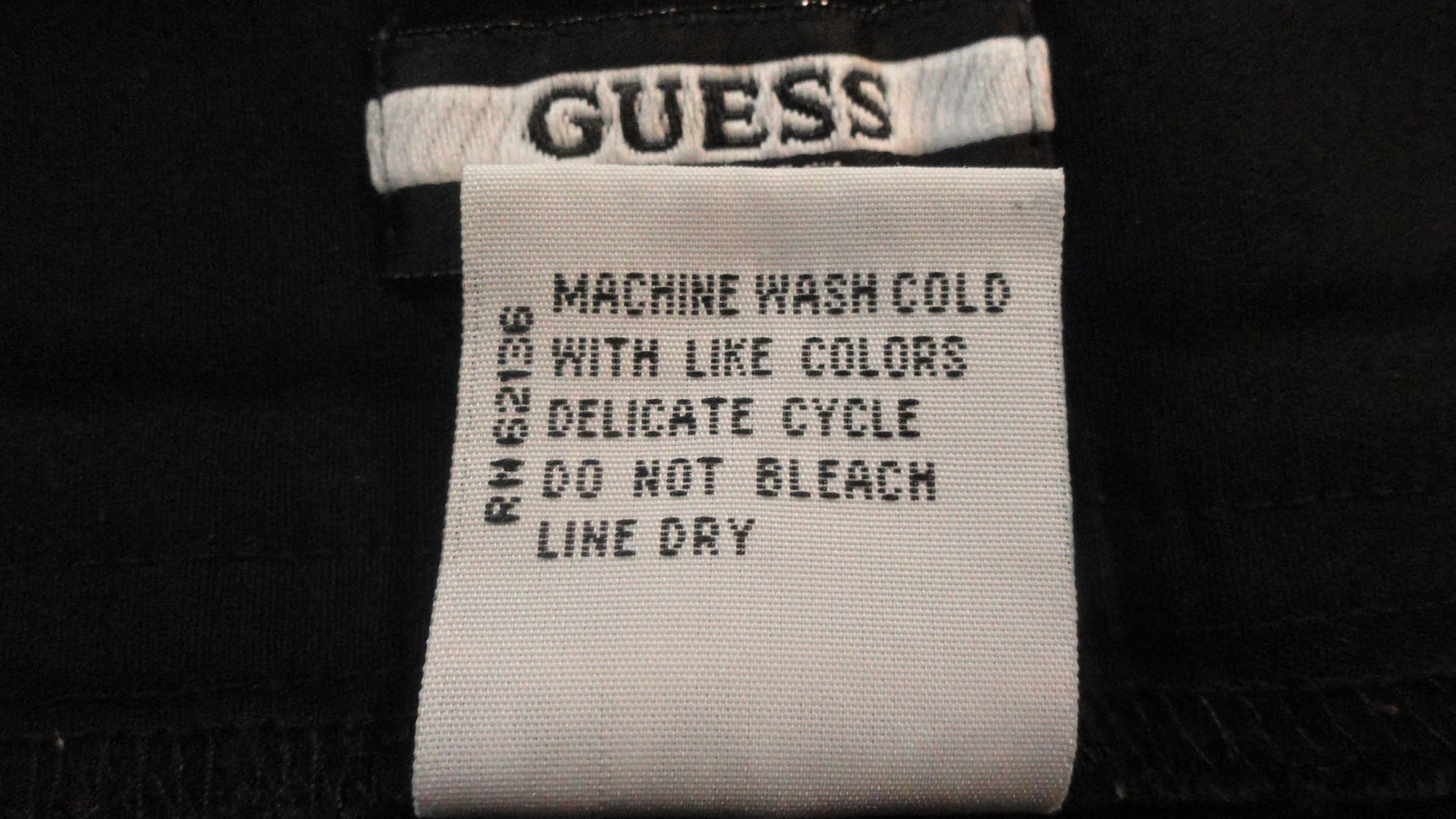 Guess Jeans 70's Black Mini Skirt with Stretch Size 26 SKU 000202 ...