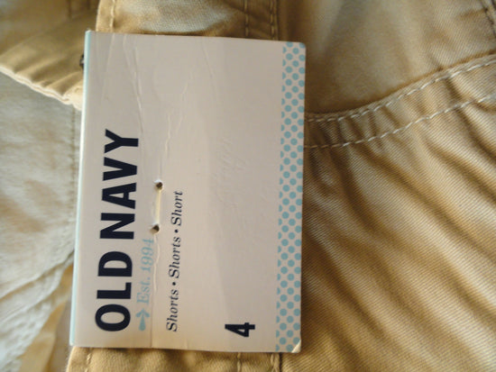 Load image into Gallery viewer, Old Navy Tan Shorts NWT Size 4 SKU 000070
