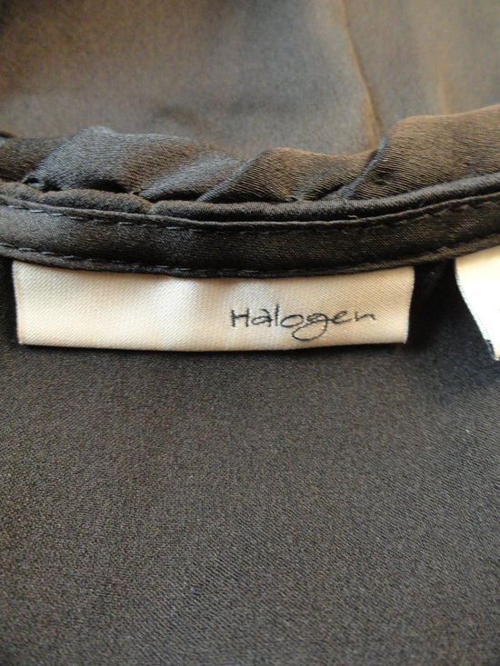 Halogen 70's Black Sleeveless Top Size Small SKU 000071