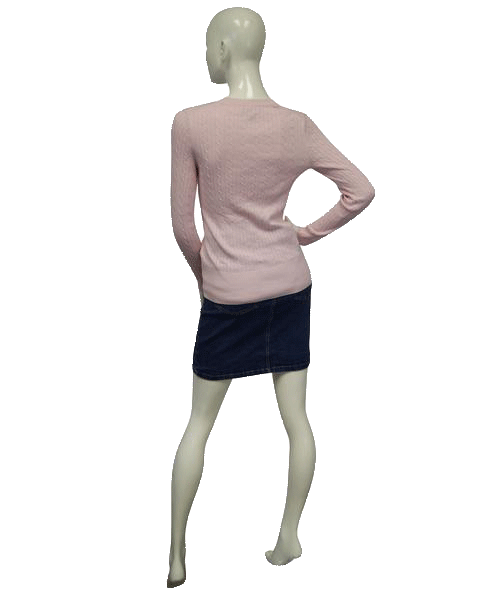 Tommy Hilfiger 80's Sweater Pink V-Neck Size M SKU 000024