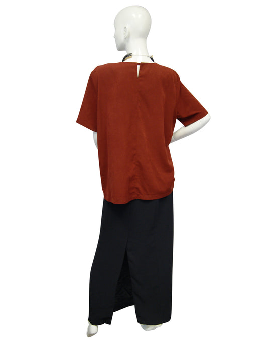 Load image into Gallery viewer, Saint Germain Rust Shirt Size Large ( (SKU  000051) - Designers On A Dime - 3
