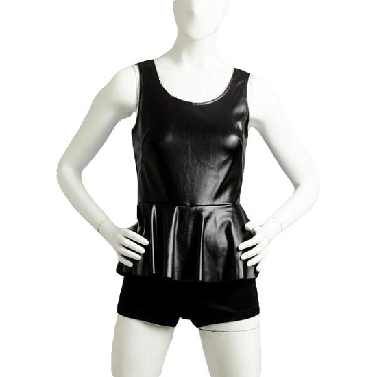 Lovely Day Harley Girl Leatherette Romper Size Small SKU 000066