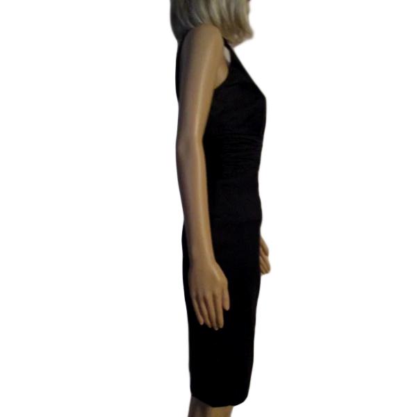 Load image into Gallery viewer, Calvin Klein 70&amp;#39;s Black Cocktail Dress Size 6 SKU 000231-6
