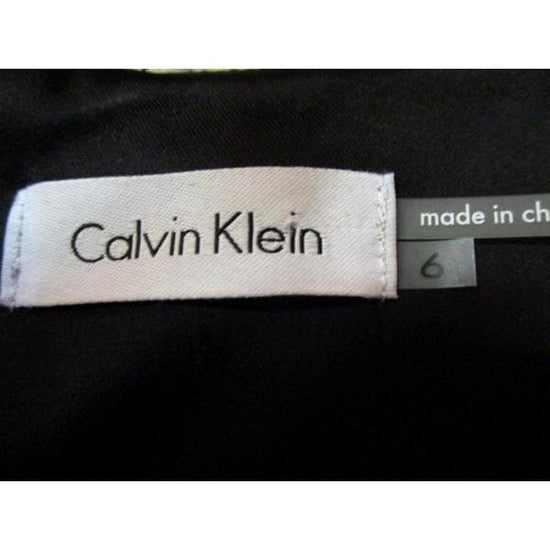 Calvin Klein 70's Black Cocktail Dress Size 6 SKU 000231-6