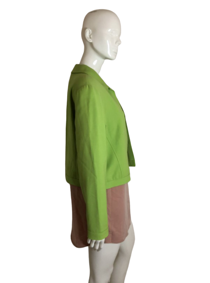 Emanuel 70's Long Sleeve Blazer Lime Green Size 8 (SKU 000261-1)