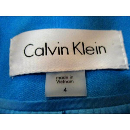 Calvin Klein 70's Jacket Teal Size 4 SKU 000231-11