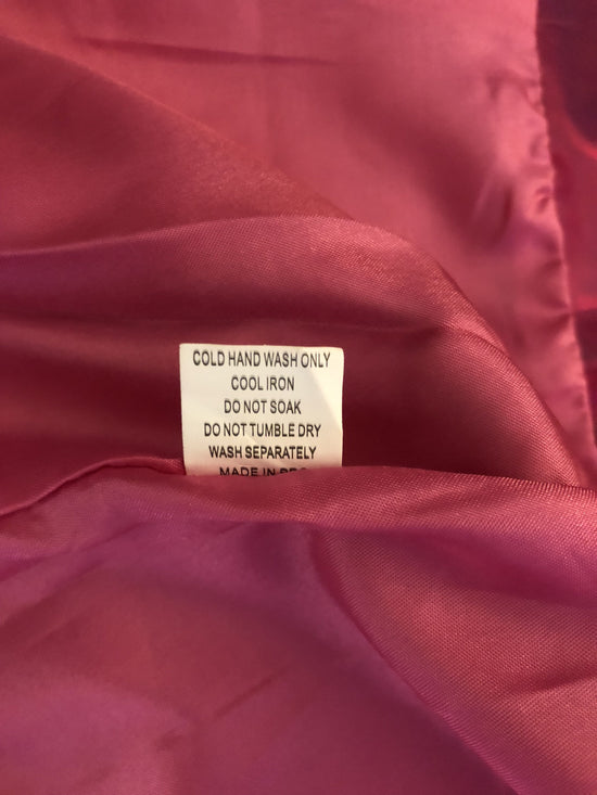Carmar Zip Up Skirt Metallic Pink Size 12 NWOT (SKU 000018)