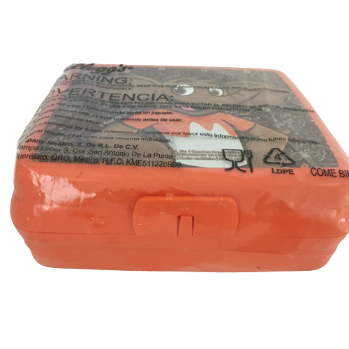 Kellogg's Cereal Container Bright Orange NWOT SKU 000330-5