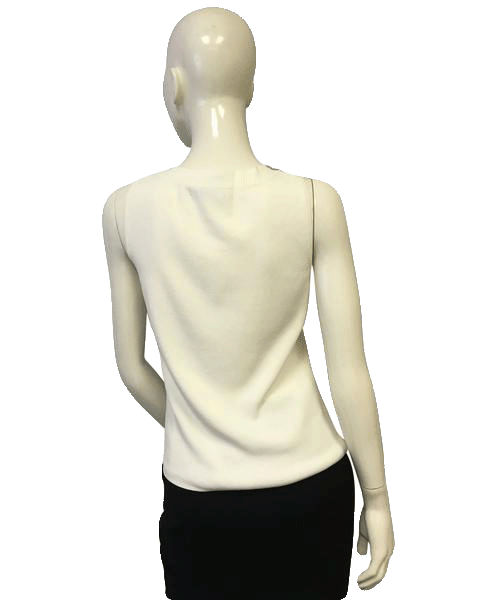 Cable and Gauge 90's Sleeveless White Top Size Small SKU 000051