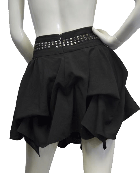 Load image into Gallery viewer, Romeo &amp;amp; Juliet Couture 90&amp;#39;s Mini Skirt Black Size Small SKU 000028
