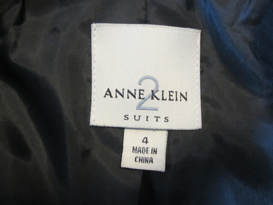Load image into Gallery viewer, Anne Klein 70&amp;#39;s Black Blazer Size 4 SKU 000286-4
