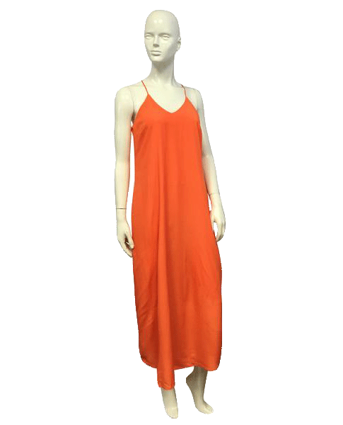Old Navy 70's BOHO Orange Dress Size SP SKU 000064