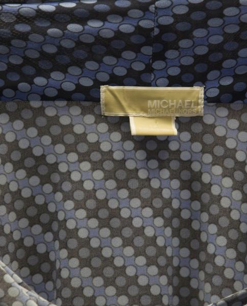 Load image into Gallery viewer, Michael Kors The Floaters Blue Top Sz S (SKU 000011)
