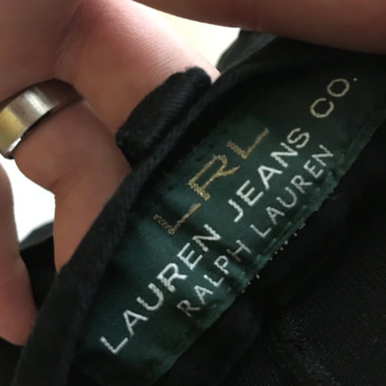 Lauren Ralph Lauren Pants Black Cropped Size 10 SKU 000327-9