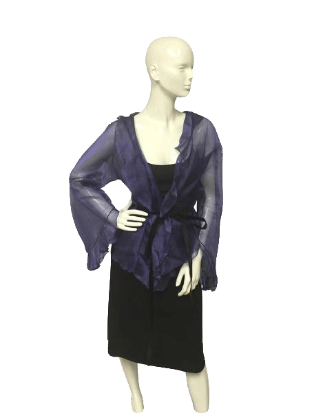 Load image into Gallery viewer, Lavender Mist Silk Top Size M (SKU 000023)
