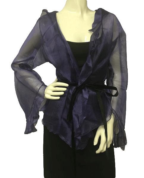 Lavender Mist Silk Top Size M (SKU 000023)