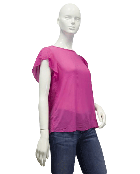 Load image into Gallery viewer, DKNY 87 Pink Tulip Top Size S SKU 000005
