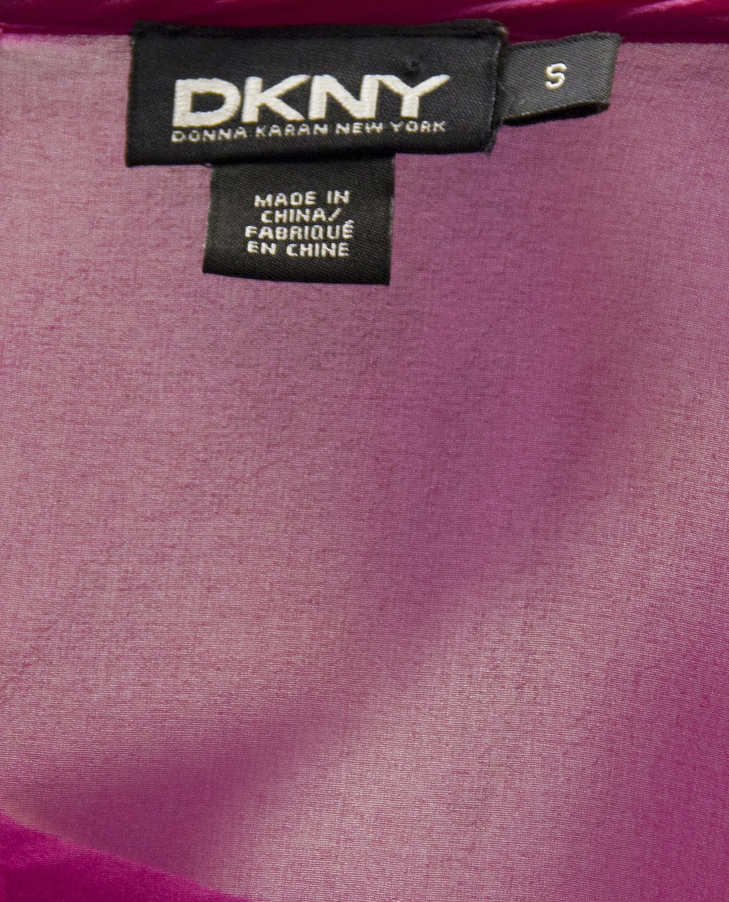 DKNY Pink Tulip Top Size S (SKU 000005) - Designers On A Dime - 4