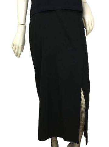 Ann Taylor Skirt Black Maxi Size 4 SKU 000197-2