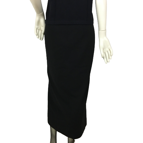 Ann Taylor Skirt Black Maxi Size 4 SKU 000197-2