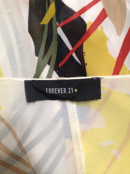 Forever 21+ Kimono Multicolor Print SKU 000250-4