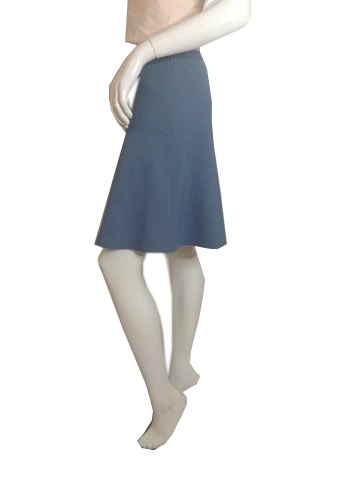 Calvin Klein 70's Skirt Blue Size 4 (SKU 000251-15)