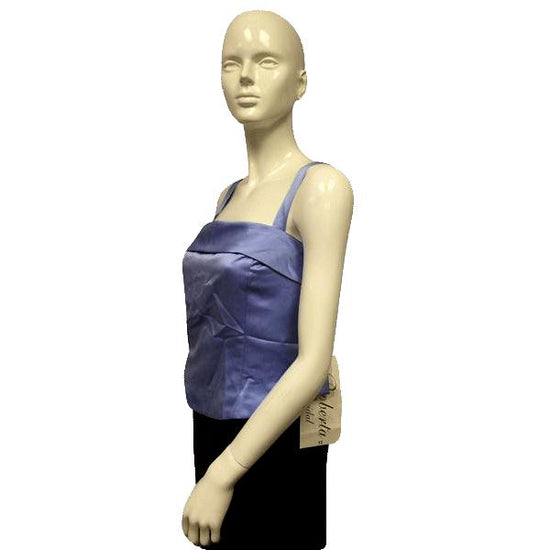 Load image into Gallery viewer, Roberta Bridal Top Light Blue Size 12 NWT  SKU 000096
