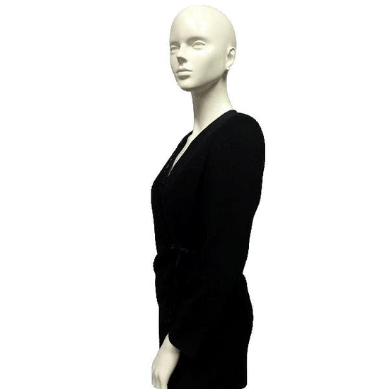 Maggy London Black Sequin Top Size 8 SKU 000096