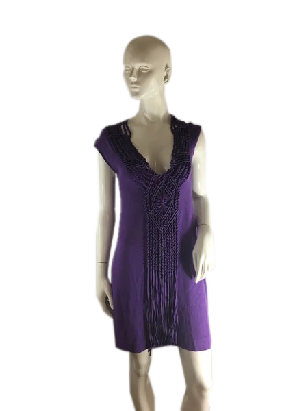 Load image into Gallery viewer, Nanette Lepore 90&amp;#39;s Dress Purple Size S SKU 000238-4
