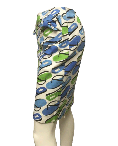 City Silk Stretch Flip Flop Skirt  Size 6P SKU 000054