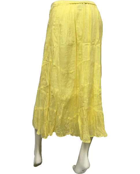 New Direction 90's Maxi Skirt Yellow Size XL SKU 000095