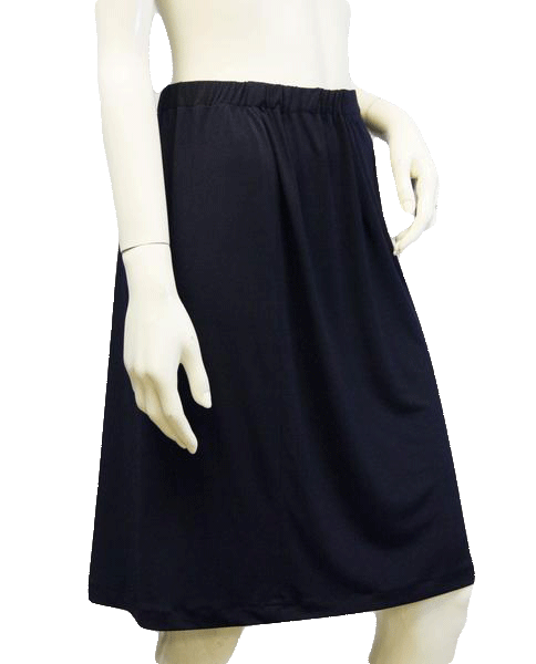 Catch Me If You…Black Knit Skirt Size XL  (SKU 000004)