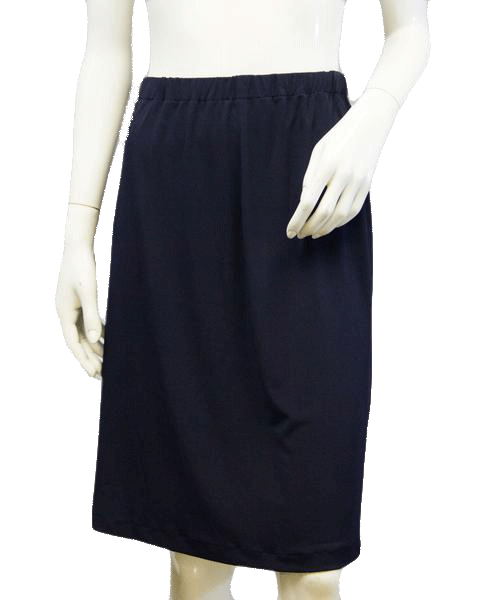 Catch Me If You…Black Knit Skirt Size XL  (SKU 000004)