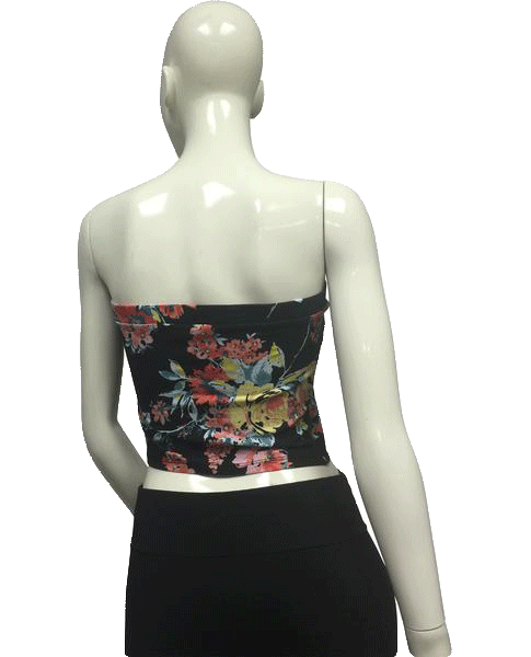 Load image into Gallery viewer, Ambiance Apparel Tube Top Floral Print Strapless Size L NWT SKU 000095
