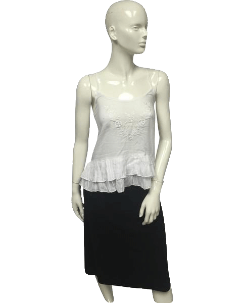 Wet Seal 80's Top White Adjustable Strap Size XS NWT SKU 000095